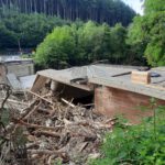 Moltkebrücke nach Hochwasser 14.07.2021